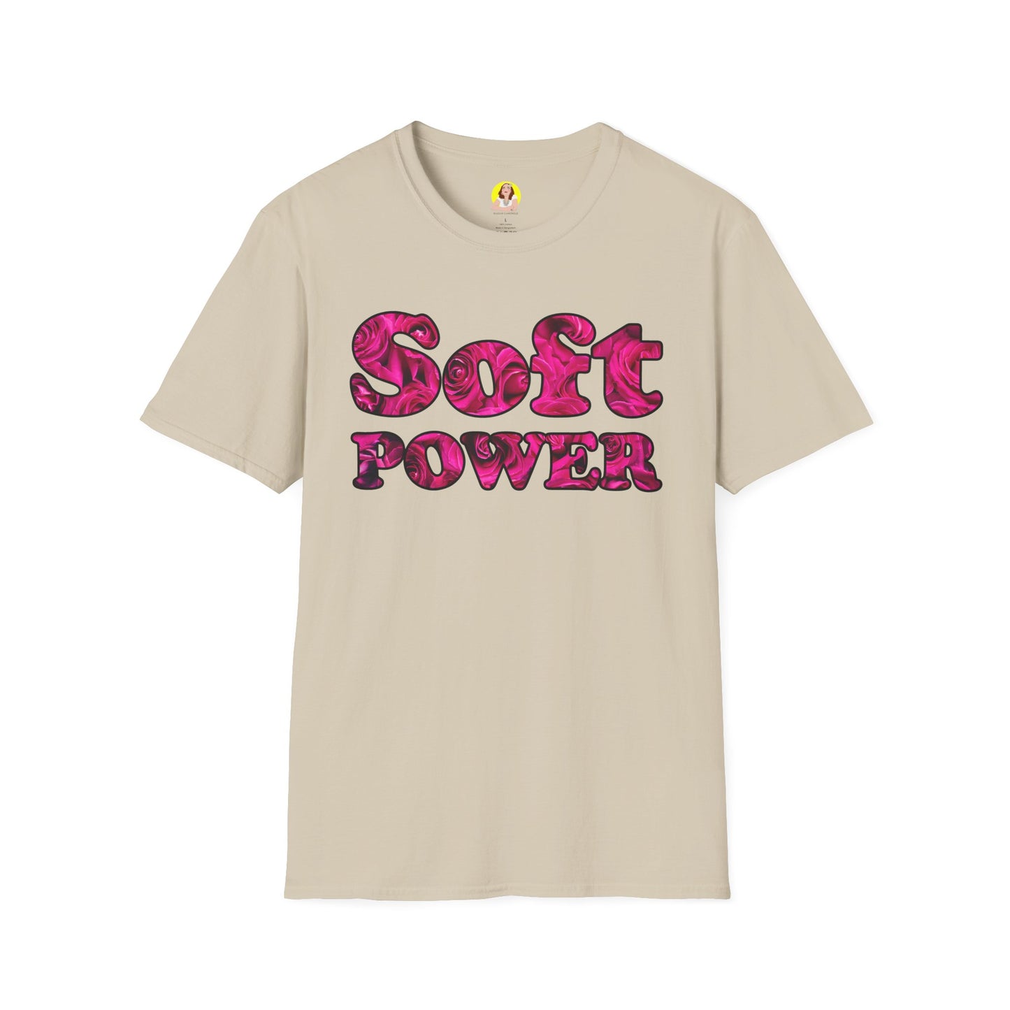 Unisex Softstyle T-Shirt - Soft Power, Casual Tee, Feminist Shirt, Summer Wear, Gift for Her