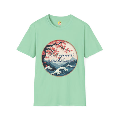 Cherry Blossom Graphic T-Shirt, Floral Tee for Nature Lovers, Spring Fashion, Travel Souvenir, Gift for Her