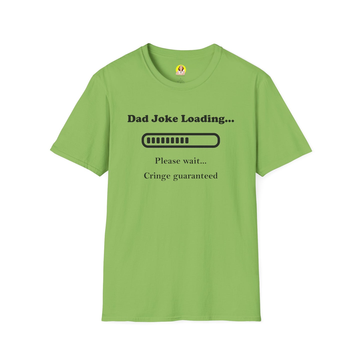 Dad Joke Loading Unisex Softstyle T-Shirt, Funny Gift for Dads, Father's Day Tee, Humor Apparel, Casual Wear