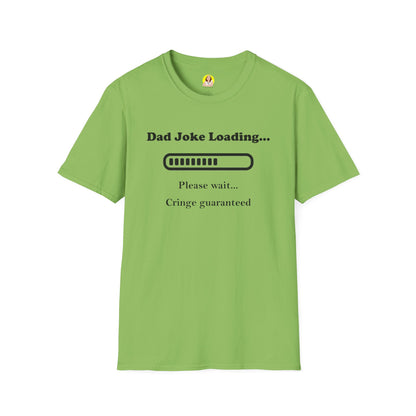 Dad Joke Loading Unisex Softstyle T-Shirt, Funny Gift for Dads, Father's Day Tee, Humor Apparel, Casual Wear