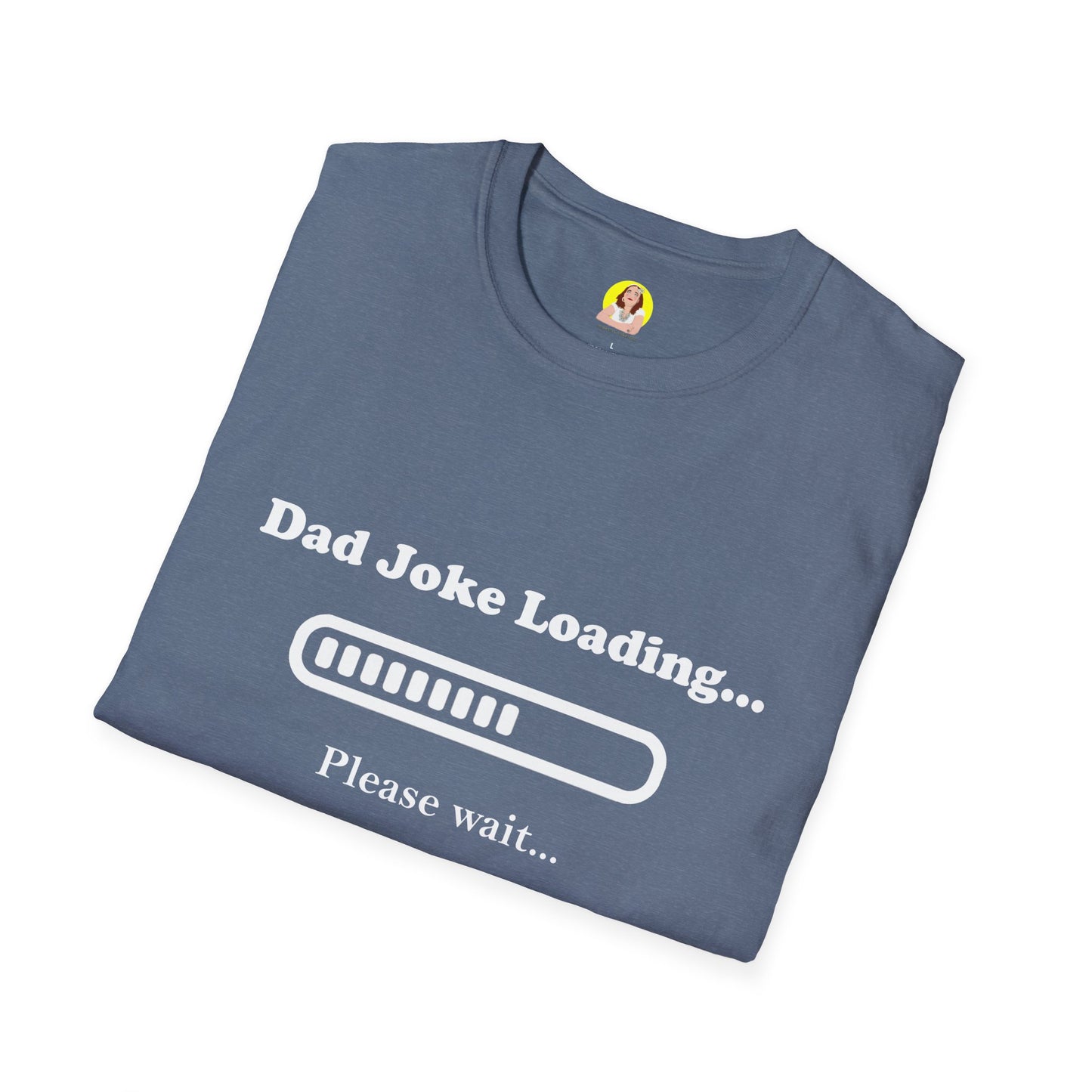 Dad Joke Loading Unisex Softstyle T-Shirt, Funny Gift for Dads, Father's Day Tee, Humor Apparel, Casual Wear