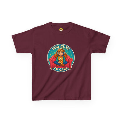 Too Cute Kids Tee, Funny Kids T-Shirt, Cute Child Gift, Birthday Outfit, Fun Children's Apparel, Casual Kids Wear