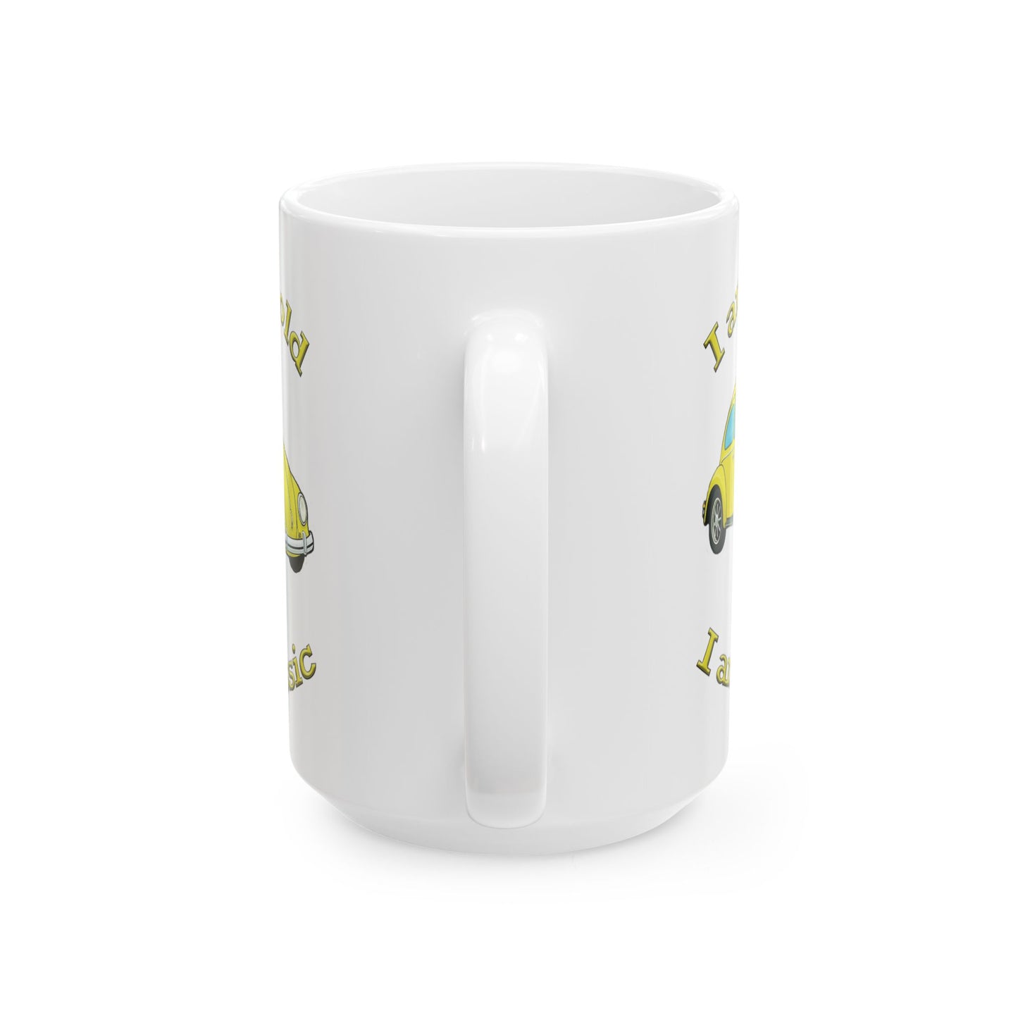 Classic Car Humor Mug - I Am Not Old, I Am a Classic, Vintage Auto Gift, Coffee Cup for Car Lovers, Funny Birthday Present