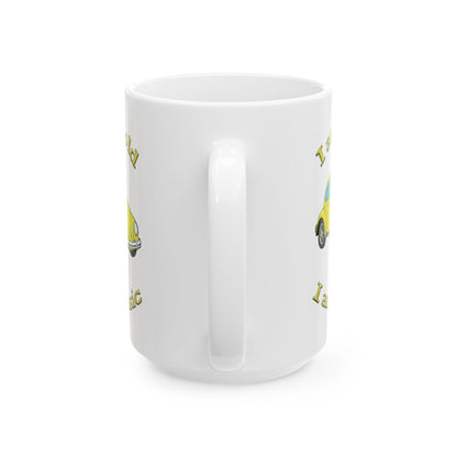 Classic Car Humor Mug - I Am Not Old, I Am a Classic, Vintage Auto Gift, Coffee Cup for Car Lovers, Funny Birthday Present