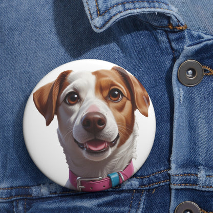 Custom Pet Lover Pin Buttons, Dog Pins, Gifts for Dog Owners, Cute Animal Accessories, Fun Pet Memes, Dog Lover Merchandise