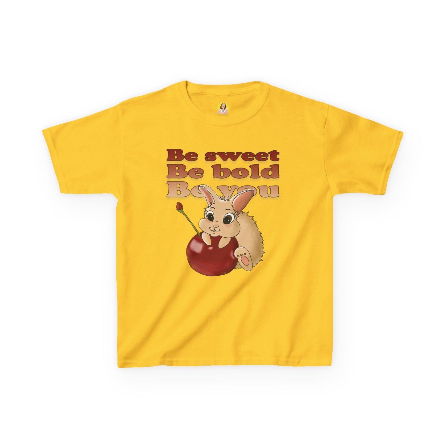 Cute Bunny Kids Tee - Heavy Cotton™ T-Shirt for Spring Celebrations