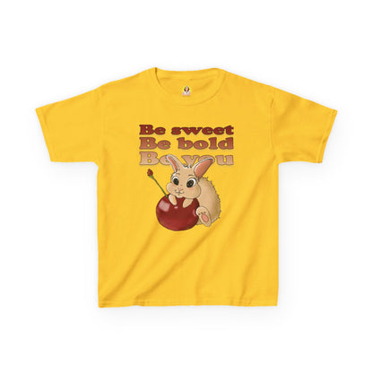 Cute Bunny Kids Tee - Heavy Cotton™ T-Shirt for Spring Celebrations