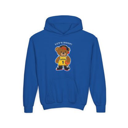 Basketball Bear Hoodie - Fun Youth Sweatshirt, Kids Sports Gift, Perfect for Birthdays, Playtime, and Celebrations