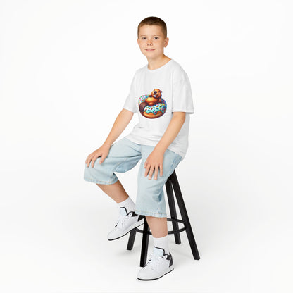 Fun Beaver Donut Kids Heavy Cotton™ Tee - Perfect for Birthdays and Playtime