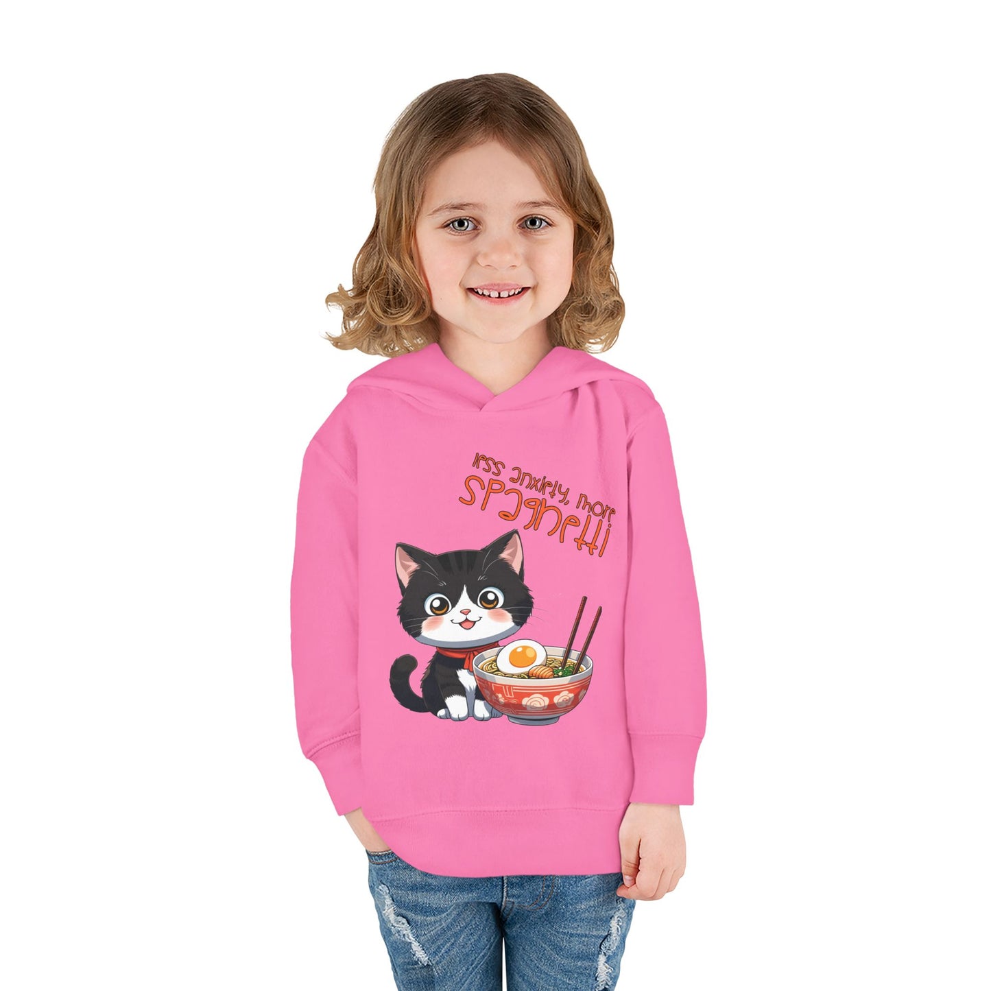 Cute Cat Toddler Hoodie, Adorable Fleece Pullover, Kids Gift, Cozy Winter Wear, Funny Animal Apparel, Cat Lover Hoodie, Cute Toddler Outfits