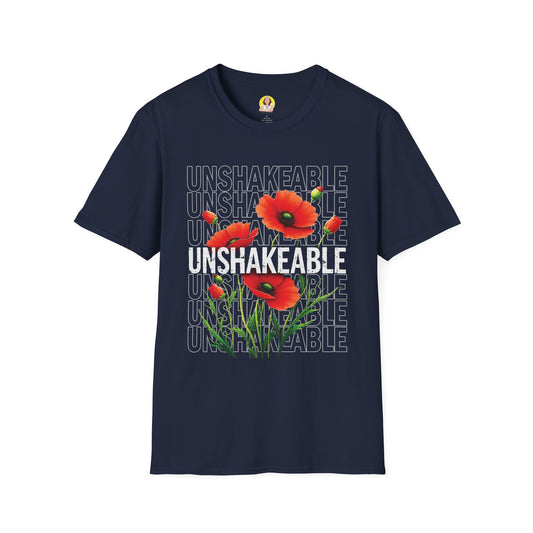Unshakeable Floral T-Shirt, Motivational Tee, Casual Wear, Gift for Friends, Inspirational Apparel, Summer Fashion