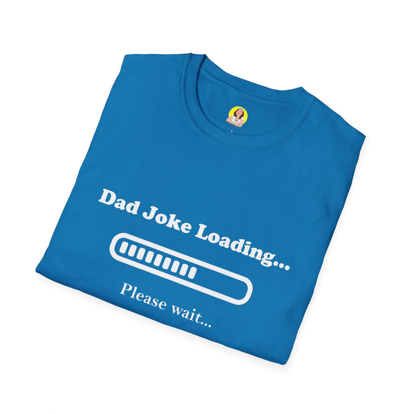 Dad Joke Loading Unisex Softstyle T-Shirt, Funny Gift for Dads, Father's Day Tee, Humor Apparel, Casual Wear