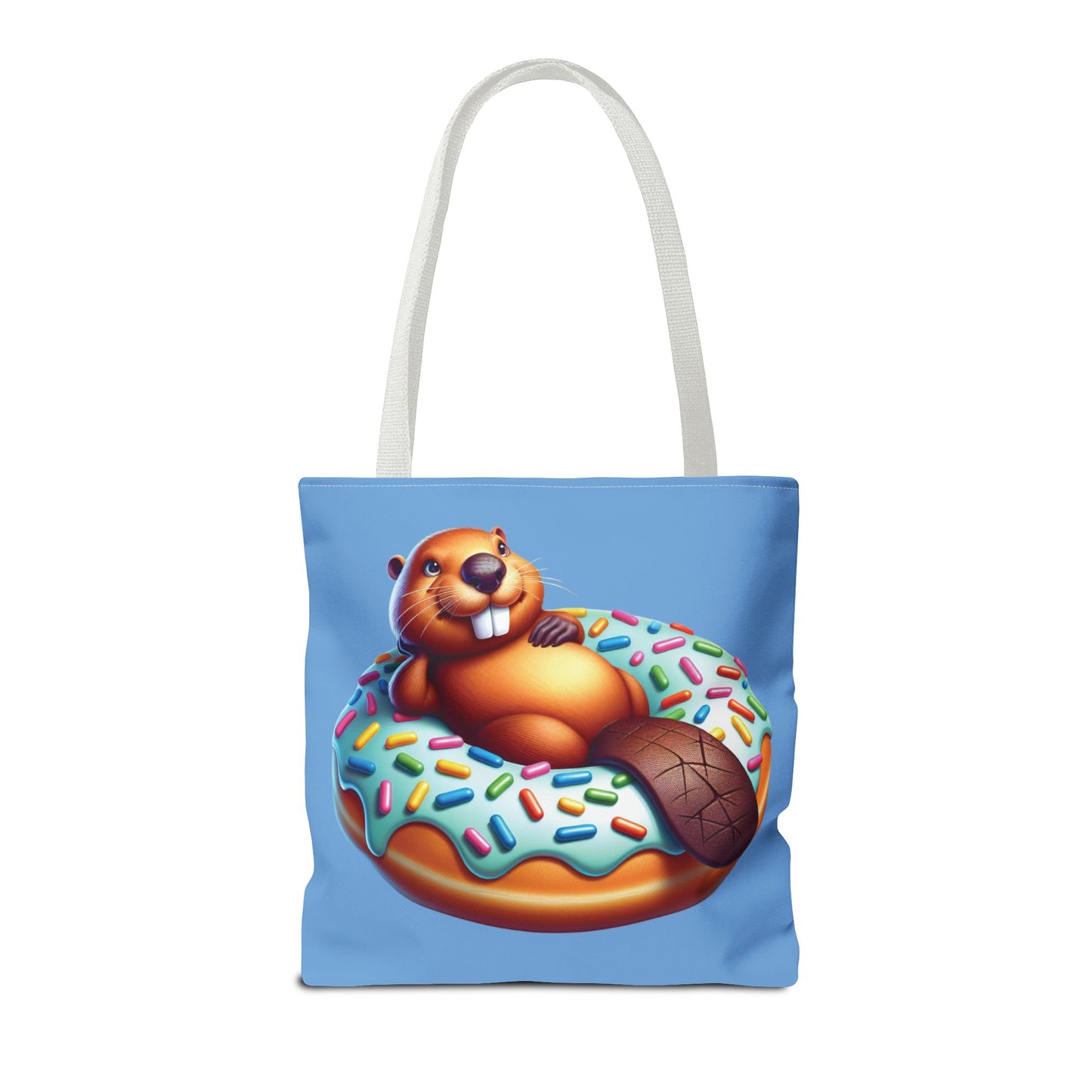 Tote Bag - Beaver Donut Design