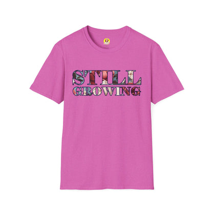 Unisex Softstyle T-Shirt - Inspirational 'Still Growing' Tee, Motivational Shirt for Growth Mindset, Gift for Friends, Casual Wear, [...]