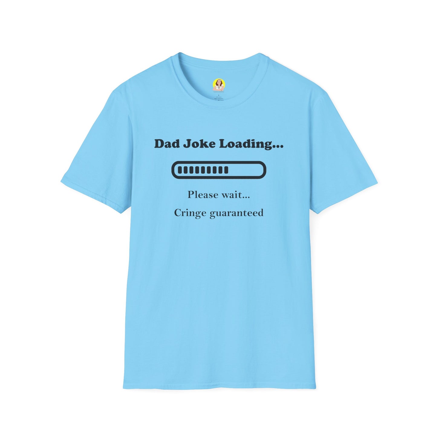 Dad Joke Loading Unisex Softstyle T-Shirt, Funny Gift for Dads, Father's Day Tee, Humor Apparel, Casual Wear
