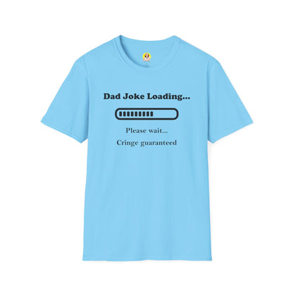 Dad Joke Loading Unisex Softstyle T-Shirt, Funny Gift for Dads, Father's Day Tee, Humor Apparel, Casual Wear