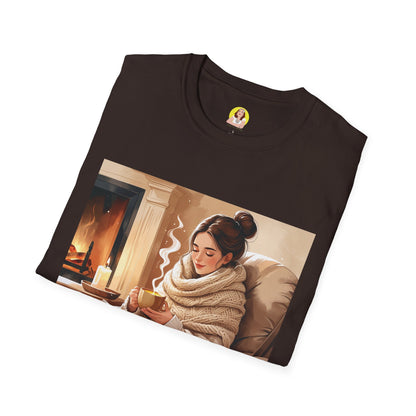 Cozy Peace Unisex T-Shirt - Perfect Gift for Winter, Relaxation, Self-Care Days, Home Decor Lovers, Cozy Vibes