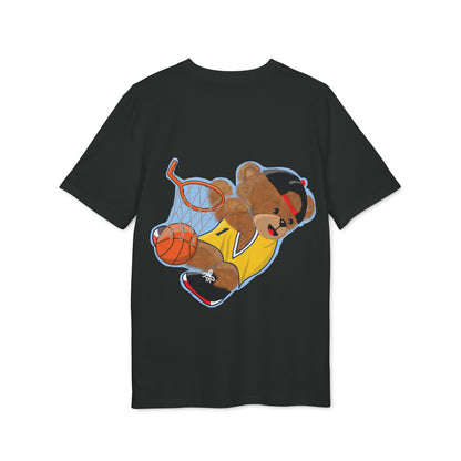 Unisex Basketball Bear Graphic T-shirt, Fun Sports Tee, Perfect for Kids & Teens, Gift for Sports Lovers, Cute Casual Wear