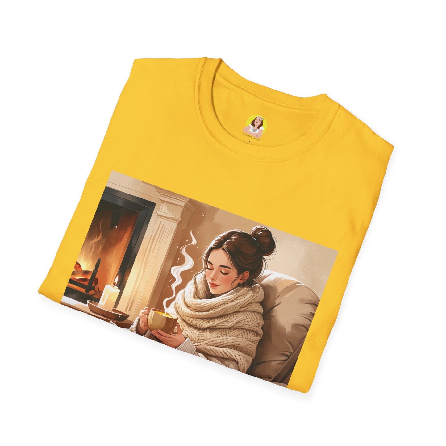 Cozy Peace Unisex T-Shirt - Perfect Gift for Winter, Relaxation, Self-Care Days, Home Decor Lovers, Cozy Vibes