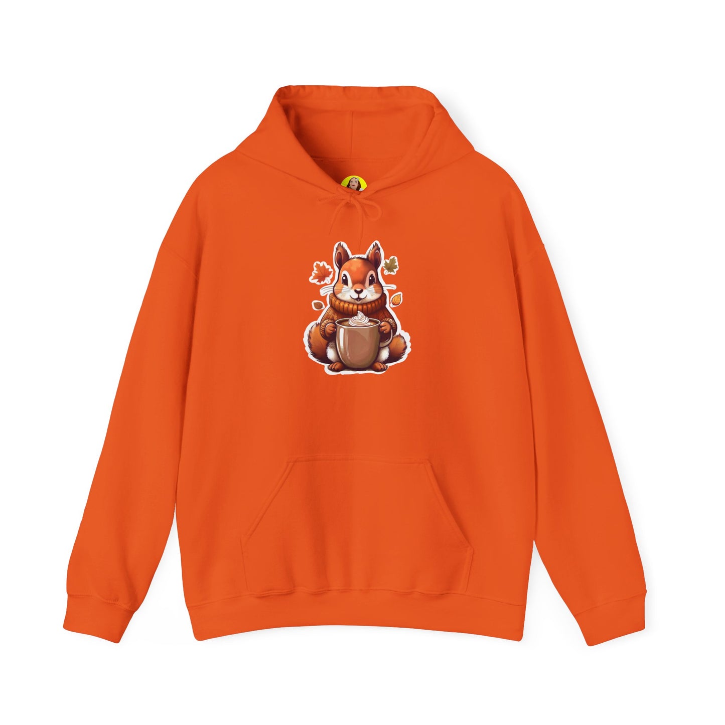 Cute Squirrel Hoodie, Cozy Sweatshirt for Animal Lovers, Fall Fashion, Gift for Friends, Cute Casual Wear, Unisex Sweater