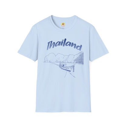 Thailand Adventure Unisex Softstyle T-Shirt - Travel Tee, Summer Vibes, Wanderlust Gift, Casual Wear, Birthday Present