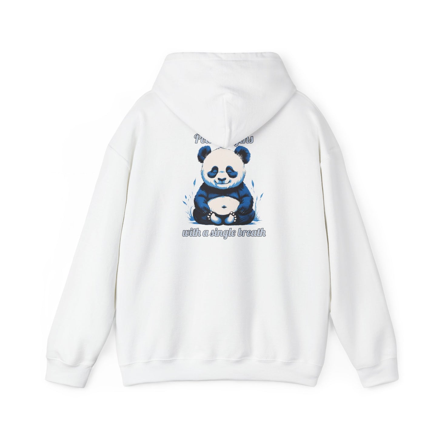 Calming Panda Hooded Sweatshirt - Unisex Cozy Hoodie for Relaxation, Gift for Animal Lovers, Unique Sweatshirt for Mindfulness, Casual Wear
