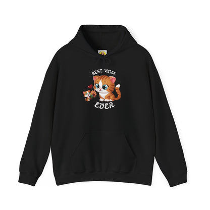 Best Mom Ever Cat Hooded Sweatshirt