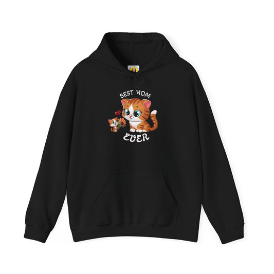 Best Mom Ever Cat Hooded Sweatshirt