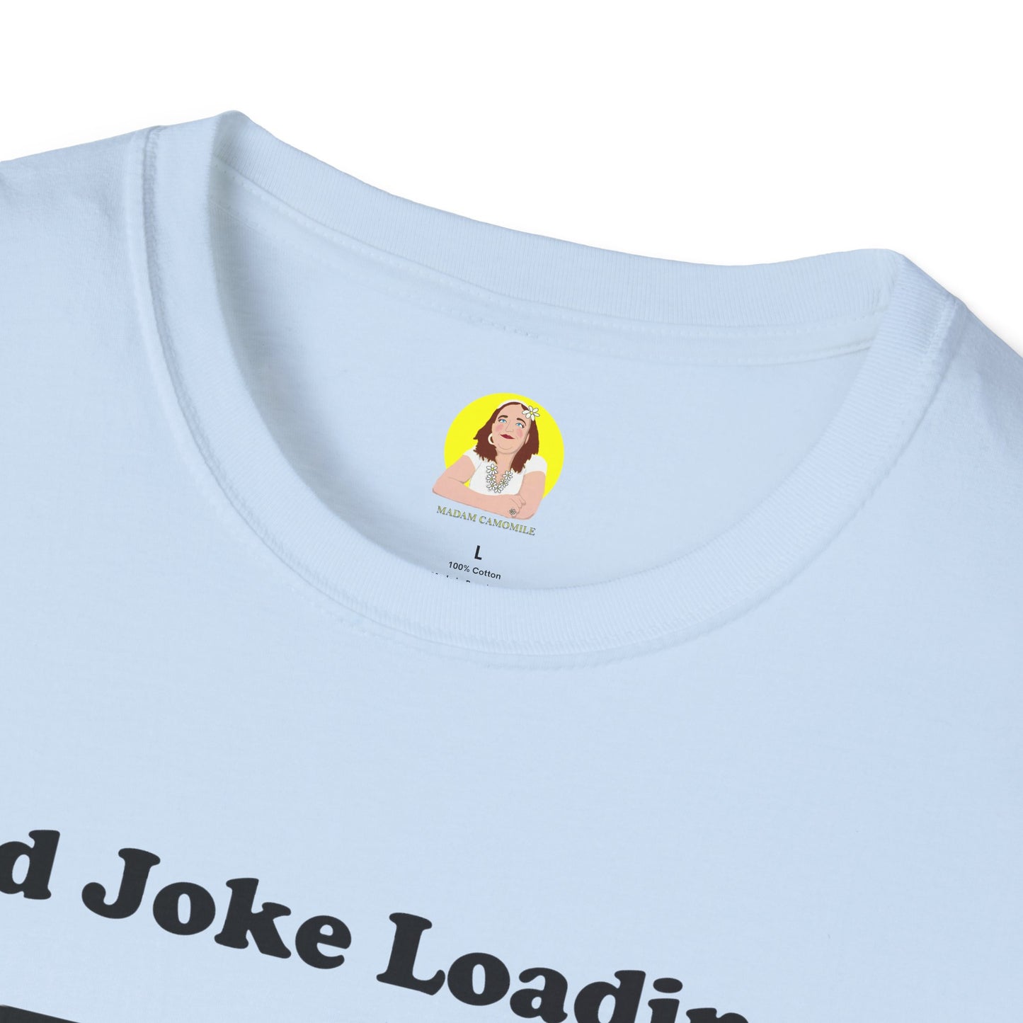 Dad Joke Loading Unisex Softstyle T-Shirt, Funny Gift for Dads, Father's Day Tee, Humor Apparel, Casual Wear