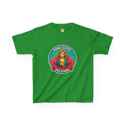 Too Cute Kids Tee, Funny Kids T-Shirt, Cute Child Gift, Birthday Outfit, Fun Children's Apparel, Casual Kids Wear