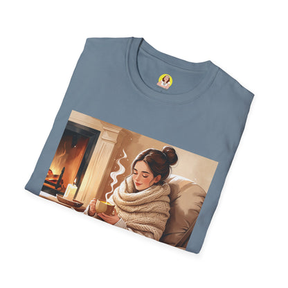 Cozy Peace Unisex T-Shirt - Perfect Gift for Winter, Relaxation, Self-Care Days, Home Decor Lovers, Cozy Vibes