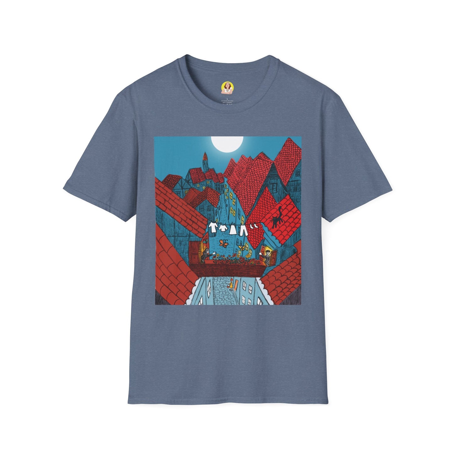 Artistic Unisex T-Shirt with Unique Design, Graphic Tee, Casual Wear, Gift for Art Lovers, Summer Essential