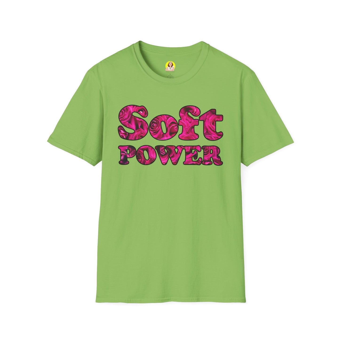 Unisex Softstyle T-Shirt - Soft Power, Casual Tee, Feminist Shirt, Summer Wear, Gift for Her