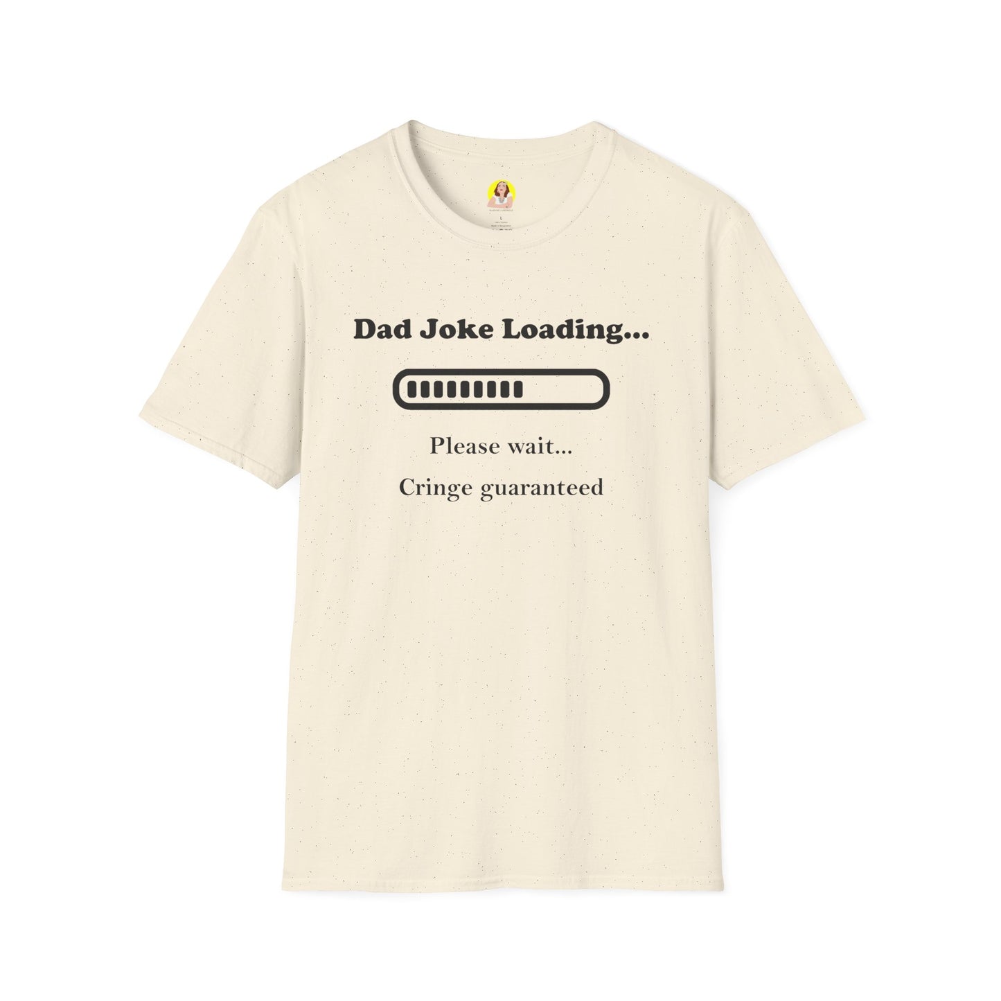 Dad Joke Loading Unisex Softstyle T-Shirt, Funny Gift for Dads, Father's Day Tee, Humor Apparel, Casual Wear