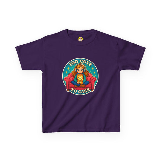 Too Cute Kids Tee, Funny Kids T-Shirt, Cute Child Gift, Birthday Outfit, Fun Children's Apparel, Casual Kids Wear