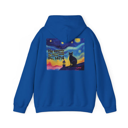 Cozy Cat-Themed Hoodie - Inspirational Quote for Cat Lovers, Ideal for Gifts, Birthdays, and Cozy Nights In, Nature Lounge Wear