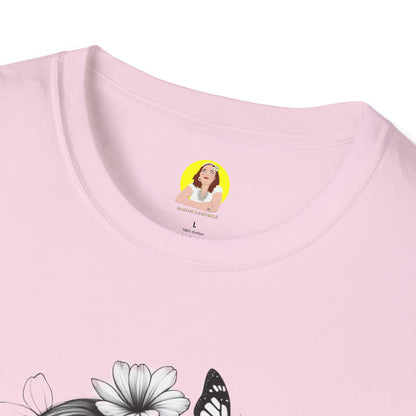 Empowering Floral T-Shirt, Inspirational Shirt, Self-Love Apparel, Gift for Her, Motivational Quote Tee