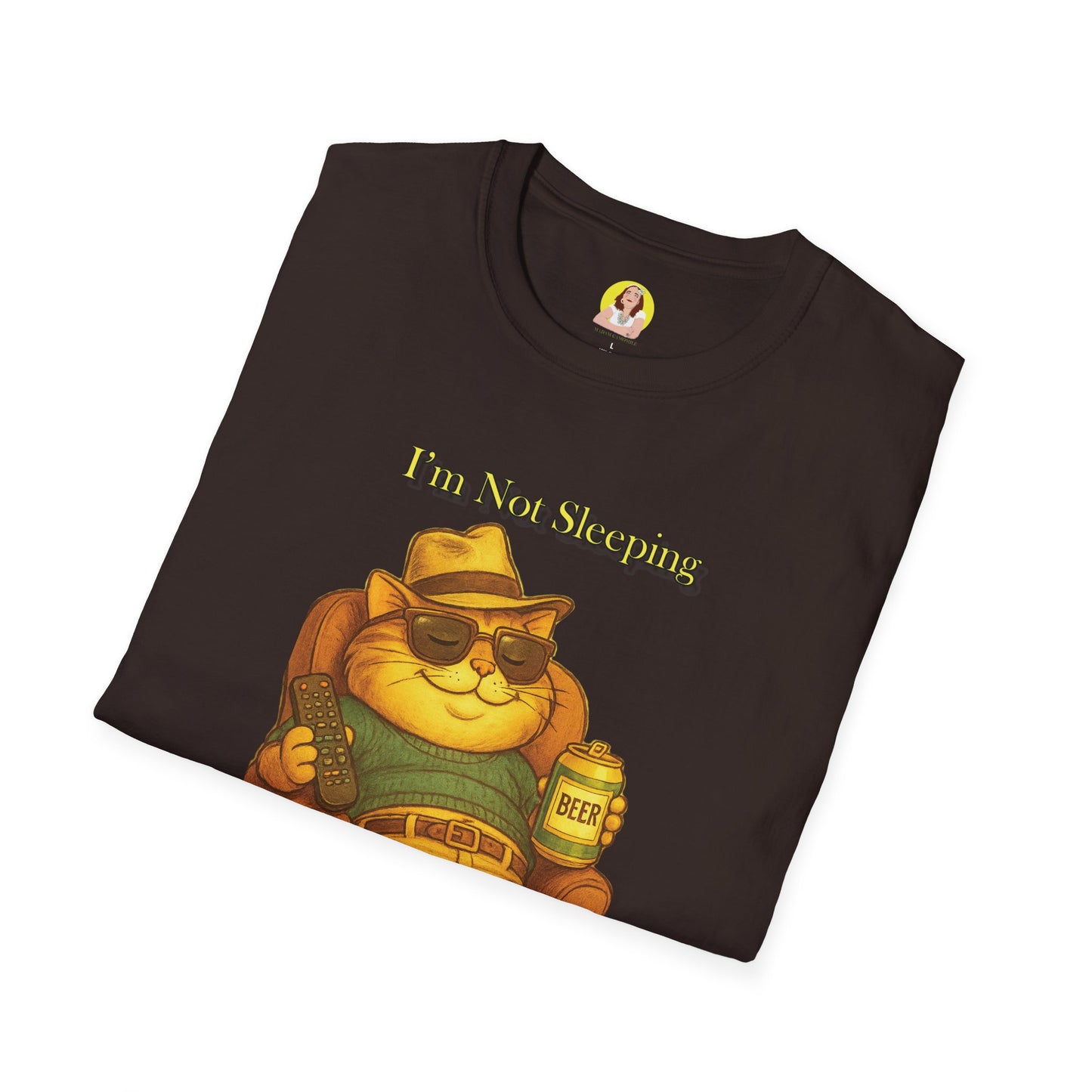 Chill Vibes T-Shirt - I'm Not Sleeping, Just Resting My Eyes, Relaxed Style, Perfect for Lazy Days, Gift for Friends