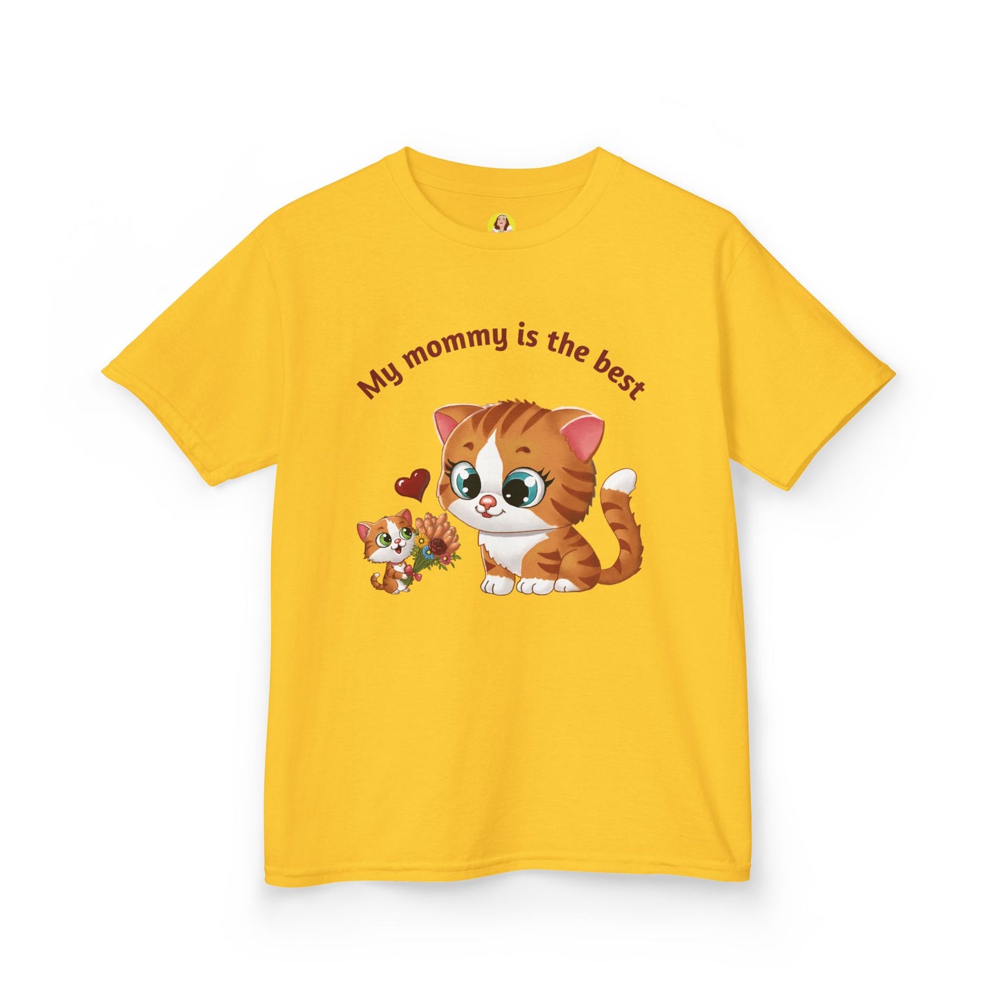 Adorable Kids T-Shirt: 'My Mommy is the Best' Cat Design, Perfect Gift for Mother's Day, Birthday, Everyday Wear, Fun Fashion, Child's Tee