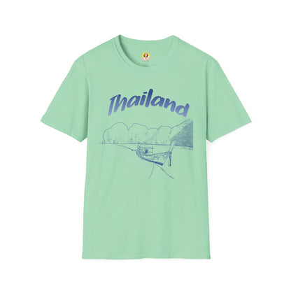 Thailand Adventure Unisex Softstyle T-Shirt - Travel Tee, Summer Vibes, Wanderlust Gift, Casual Wear, Birthday Present