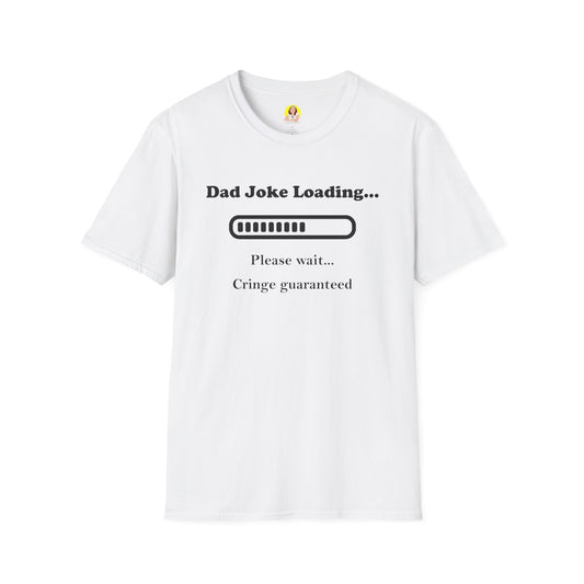 Dad Joke Loading Unisex Softstyle T-Shirt, Funny Gift for Dads, Father's Day Tee, Humor Apparel, Casual Wear
