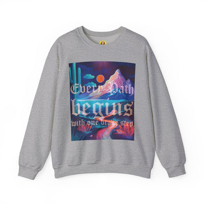Inspirational Art Sweatshirt, Cozy Crewneck for All Seasons, Motivational Gift, Unique Statement Piece, Ideal for Everyday Wear