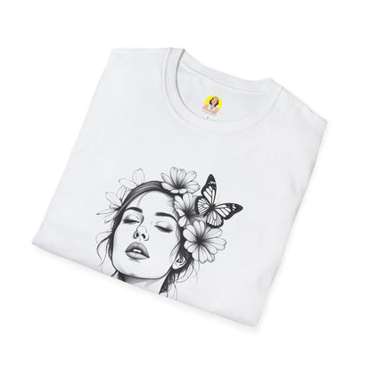 Empowering Floral T-Shirt, Inspirational Shirt, Self-Love Apparel, Gift for Her, Motivational Quote Tee