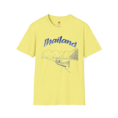 Thailand Adventure Unisex Softstyle T-Shirt - Travel Tee, Summer Vibes, Wanderlust Gift, Casual Wear, Birthday Present