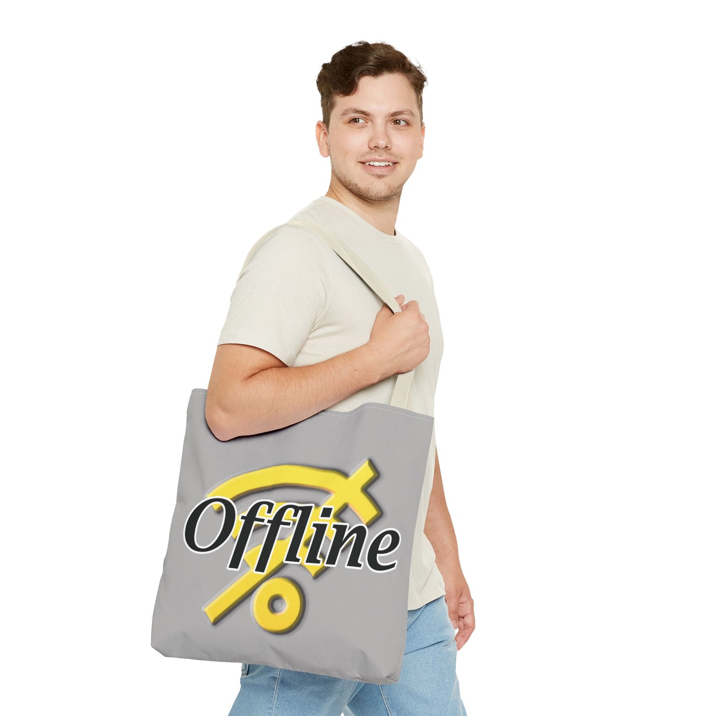 Offline Tote Bag - Stylish & Functional, Perfect for Everyday Use, Gifts, Shopping, Summer Outings, and Tech Lovers
