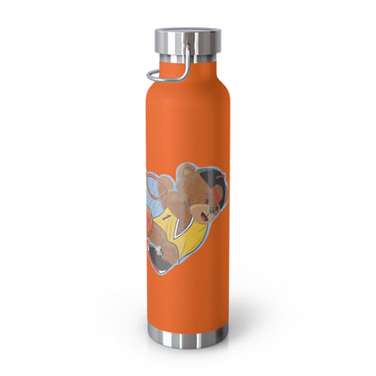 Sporty Insulated Water Bottle - Motivational Hydration for Athletes, Travel, Gym, Basketball Lovers, Personalized Gift