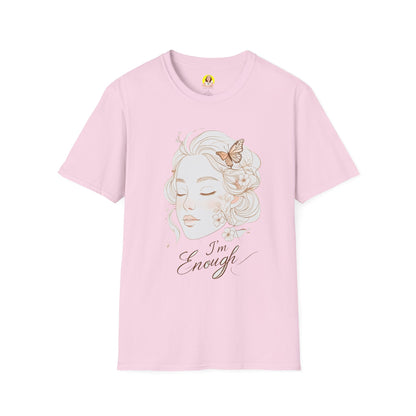 Empowering I'm Enough T-Shirt, Unisex Softstyle Tee, Self-Love Gift, Affirmation Apparel, Everyday Comfort Wear