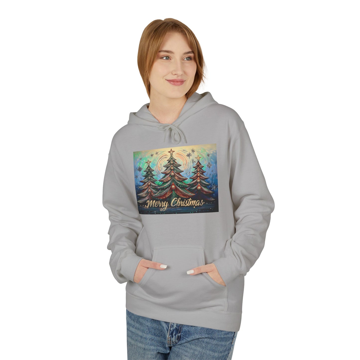 Cozy Christmas Hoodie, Unisex Holiday Sweatshirt, Fleece Pullover for Winter Gifting, Merry Christmas Apparel, Warm Festive Wear