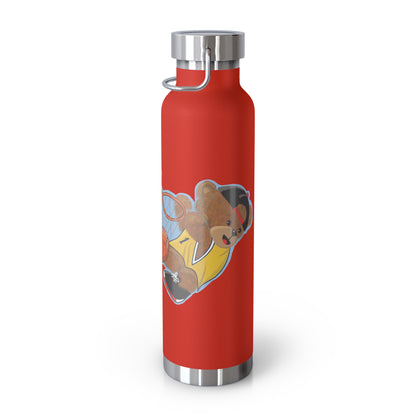 Sporty Insulated Water Bottle - Motivational Hydration for Athletes, Travel, Gym, Basketball Lovers, Personalized Gift