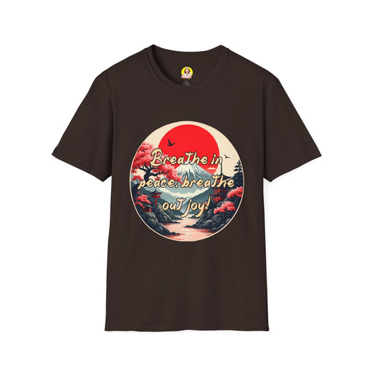 Japanese Landscape Unisex T-Shirt, Softstyle Tee, Nature Lover Gift, Boho Fashion, Summer Outfit, Casual Wear, Outdoor Adventure